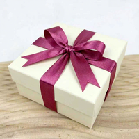 Bobine de ruban en satin polyester brillant de 1 pouce pour emballage cadeau, mariages, fêtes et décorations florales avec logo personnalisé