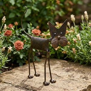 Escultura de Animal Náutica Hecha a Mano con Metal Reciclado, Decoración para el Hogar, Figura Soldada - Product Image 3