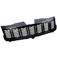 Grille avant en nid d'abeille noir brillant de remplacement pour Jeep Grand Cherokee 2017-2022, référence OE 68317863AA