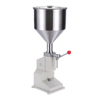 Machine de remplissage manuelle de liquides A03, type engrenage, pour sachets en verre, boissons, aliments, produits chimiques