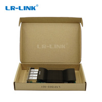 Carte Ethernet PoE industrielle LRES2004PT-POE PCIe X4 1G 4*RJ45 Gigabit Quad Port cuivre