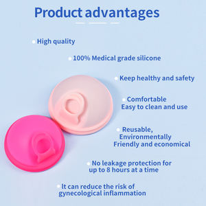 <span class=keywords><strong>Disco</strong></span> <span class=keywords><strong>Menstrual</strong></span> Reutilizable de Silicona de Grado Médico 100% para la Higiene Femenina, Marca Privada Furuize - Product Image 4