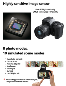 Icar bán buôn New ảnh phản xạ SLR phản ánh chuyên nghiệp máy ảnh kỹ thuật số D05 4k DSLR với 3.0 "IPS hiển thị và Wifi - Product Image 3