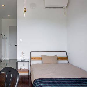 Juego de Muebles de Interior para Hotel de 3 Estrellas, Diseño de Estructura de Cama de Madera Industrial Personalizada para Proyectos de Hostelería Urbana Boutique - Product Image 4