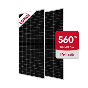 Vetro bifacciale pannello solare fotovoltaico HJT 540W/550W/660W/700W/450W EU pannelli solari Pv N-Type e PERC tecnologia delle celle