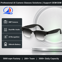 Lunettes Intelligentes OEM SDK avec Caméra IA 8MP, Réduction de Bruit Double Micro, Appel et Reconnaissance IA pour Réunions et Travail sur le Terrain