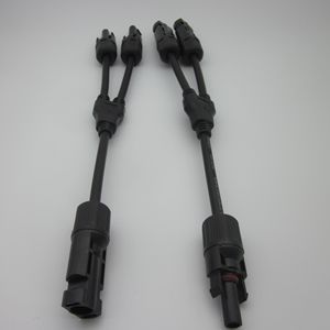 <span class=keywords><strong>2</strong></span> ~ 1ピンPVケーブルコネクタYブランチソーラー防水TUV認証コネクタ用 - Product Image 1