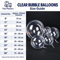 Kit de 10 ballons à bulles LED transparents en PVC avec guirlandes lumineuses de 3 m, blanc chaud, multicolore, décoration douce pour mariage et fête