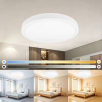 Plafonnier moderne respectueux des yeux pour salon, chambre, cuisine, 18W, 24W, 32W, panneau lumineux encastré rond LED