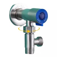 Adaptateur en T de toilette G1/2 T-Valve 304 cuivre pour bain Bidet pulvérisateur douche pour connecter Angle Valve tuyau robinet salle de bain produit
