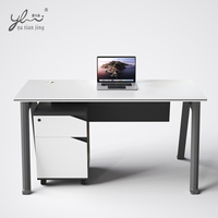 Bureau d'écriture individuel, bureau blanc, table de bureau, prix, table de travail, bureau de studio