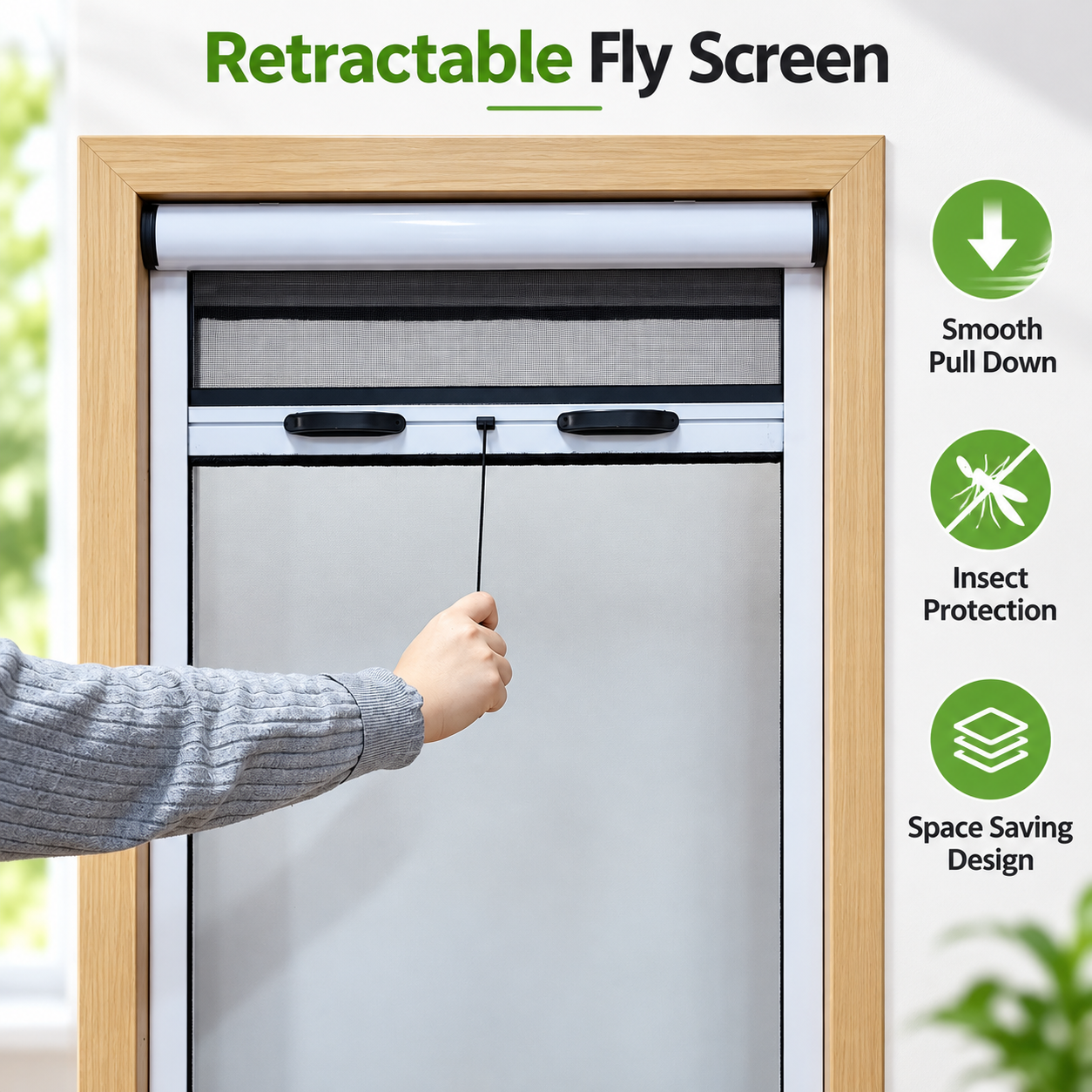 Retractable Fly Screen Roller Mosquito Net Window Frame Aluminum Profile Window Roller Shutter