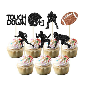 Adornos para Cupcakes con Temática Deportiva para Baby Shower, Decoración para Pasteles de Cumpleaños - Product Image 1