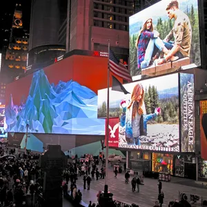 Commercieel Gebouw Glas Led Scherm Voor Videomuur Reclame Voor Digitale Buitenschermen