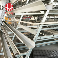 Cage d'élevage avicole de type A avec alimentation automatique pour l'élevage de poussins pondeurs, équipement commercial d'élevage de poulets pour l'exportation