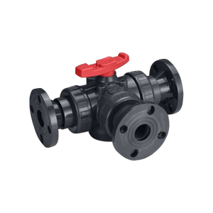 PVC Plastic Pneumatic Actuator Ball Valves NPT Connection ISO5211 Mounting Pad Actuator Base DN50 - Product Image 5