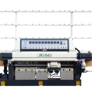 Máquina pulidora de bordes de vidrio PLC de borde plano de línea recta opcional Máquina de bordeadora de vidrio de 9 ruedas - Product Image 2