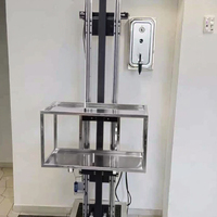 Elektrischer Indoor Outdoor Dumb waiter Lift Fabrik preis 100kg 200kg Kleine Küche Food Delivery Elevator für Restaurant