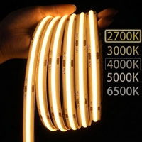 Bandes LED COB de haute qualité 2700k-6500k, bande LED RGBW adressable, bande LED COB 3/5/8/10/12mm