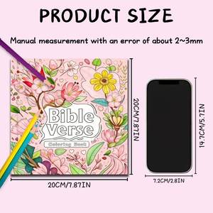 Libro de Colorear Premium para Adultos con Diseños Bíblicos, Cuaderno de Dibujo Personalizado para Aliviar la Ansiedad, Regalos para Amigos, Parejas y Familia - Product Image 6