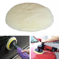 Sortie d'usine 3/5/6/7/8 pouces laine d'agneau tampon de polissage voiture tampon de polissage disque doux polissage polisseuse universel
