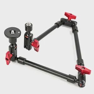 Aluminum Alloy Multifunction Universal 3 Sections 32 inch Monitor Adjustable Magic Articulated Arm for Gopro