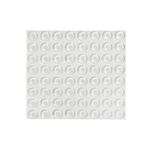 Almohadilla de fieltro para muebles, acolchado antideslizante de silicona transparente para protección de puertas correderas de armario - Product Image 5