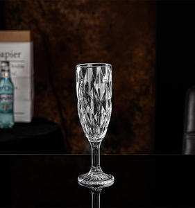 Copa de Vino Tinto y Champán Transparente de Lujo Ligero, Estilo Europeo, Copa de Jugo con Relieve - Product Image 2