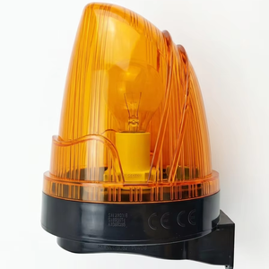 CHISUNG Lampe d'avertissement clignotante LED sans fil <span class=keywords><strong>pour</strong></span> ouvre-porte <span class=keywords><strong>automatique</strong></span> AC/DC 12-265V Lampe d'alarme universelle avec antenne - Product Image 1