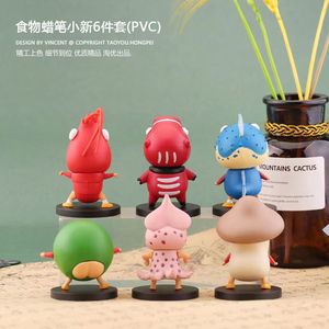 Juguetes de Muñecas 3D, Adorable Figura de Acción de Animal Marino de Dibujos Animados de Shin Chan, Decoración de Pastel y Escritorio, Accesorios de Figuras de Acción, Regalos - Product Image 2