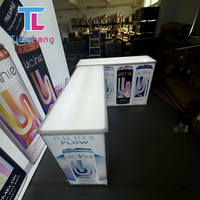 Comptoir publicitaire portable Offre Spéciale Promotion Pop up Comptoir Table Stand pour stand de salon commercial