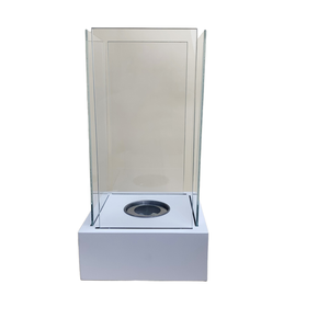 Nouvelle promotion, foyer de table en métal sans fumée à l'éthanol, brûleur de table, cheminée de table avec verre - Product Image 1