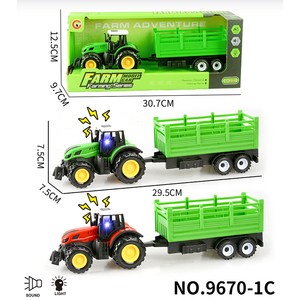 Tracteur jouet à friction avec lumières et son, excellent rapport qualité-prix, idéal pour l'Amérique latine, vente en gros - Product Image 5