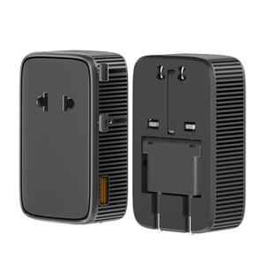45W Ultra Thin Universal Travel Adapter With 3 Ports USB C Fast Charger All-in-one Travel Power Adapter for Travel <strong>Essentials</strong> - Product Image 1