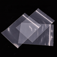 Lot de 5 sacs en plastique biodégradables refermables écologiques pour l'emballage, l'organisation et le rangement de petits accessoires