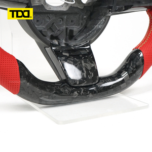 พวงมาลัยคาร์บอนไฟเบอร์แท้ TDD พร้อมไฟ LED สำหรับ Jaguar F-type - Product Image 4