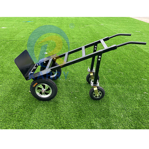 Carretilla para Subir Escaleras con Capacidad <span class=keywords><strong>de</strong></span> Carga <span class=keywords><strong>de</strong></span> 500 kg, Accesorio para Castillo Inflable con 4 Ruedas <span class=keywords><strong>de</strong></span> Aleación, Plegable, Desmontable y Portátil - Product Image 4