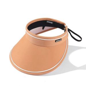 หมวกกันแดดปีกกว้างแบบพับได้สำหรับผู้หญิง ดีไซน์สำหรับฤดูร้อน ปี 2025 เหมาะสำหรับการเดินทางและกิจกรรมกลางแจ้ง ป้องกันรังสียูวี - Product Image 2