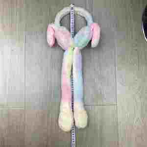 Orejeras Divertidas con Orejas de Conejo Móviles, Lindas Orejeras Inflables de Felpa, Cálidas para el Invierno, Juego para Padres e Hijos - Product Image 2