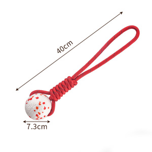 Jouets à mâcher pour chien en ETPU durable, corde en nylon souple et élastique, bande réfléchissante, résistant aux morsures, jouets interactifs pour chiens agressifs - Product Image 4