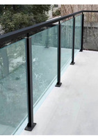 Balustrade en verre moderne en acier inoxydable 304 pour escalier extérieur avec garantie à vie et installation facile pour balcon