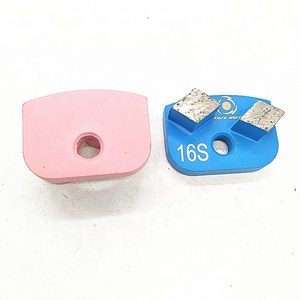 Diamantes de unión metálica rectangulares tipo diente de tiburón para hormigón, OEM de alta calidad, personalizables, compatibles con NewGrind/RHINO, eliminan resina/epoxi - Product Image 2