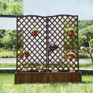PRIME Rak Tanaman Tinggi dari Logam Hitam Ramah Lingkungan dengan Lubang Drainase, Ringan & Tahan Lama untuk Penggunaan Dalam/Luar Ruangan - Product Image 1