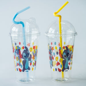 شفاطة شراب بلاستيكية من البولي بروبلين الملونة بطراز يُستعمل مرة واحدة بسعر خاص - Product Image 5