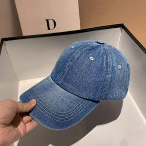 Casquette de baseball unisexe en denim dobby, style sportif, service OEM disponible, respirante, chapeau de mode quatre saisons avec options personnalisées - Product Image 2
