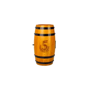 Boîte-cadeau de vin en chêne personnalisé, emballage boîte-cadeau de vin en bois fait à la main