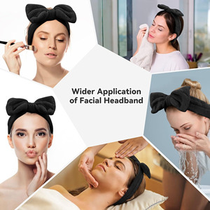 24 Diademas Elásticas de Leopardo para Spa, Diadema Suave para Baño, Spa, Maquillaje, Lavado de Cara, Diadema con Lazo, Venta al por Mayor para Niñas y Mujeres - Product Image 6