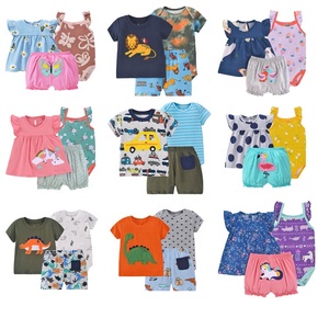 Set di <span class=keywords><strong>Abbigliamento</strong></span> per Neonati 2026, Completo 3 Pezzi con Body e Pantaloni per Bambini e Bambine - Product Image 1