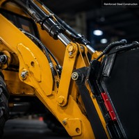 Huaqi Baggerlader Frontbagger Hydraulischer Schwerlast-Erdbewegungsbagger Baumaschine B2B Großhandelslieferung