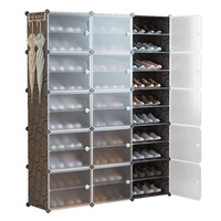 Mueble Zapatero Moderno de Acero Inoxidable, Económico y de Gran Capacidad, para Sala de Estar, Hotel, Entrada, Balcón, Hogar
